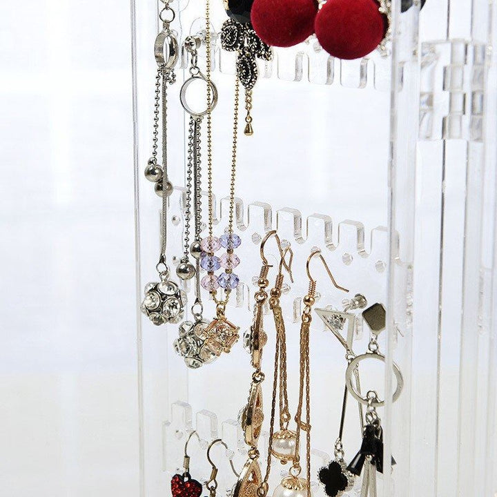 Earring Stand - Jewellery stand for earrings & necklaces - 4 sides - | Fashiongirl
