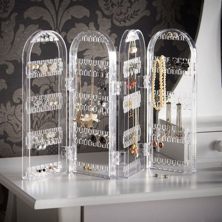 Earring Stand - Jewellery stand for earrings & necklaces - 4 sides - | Fashiongirl