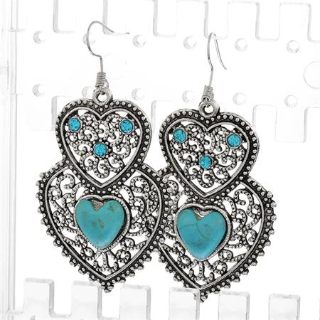 Earring Stand - Jewellery stand for earrings & necklaces - 4 sides - | Fashiongirl