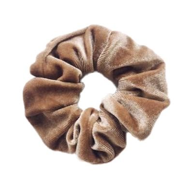 Scrunchie - Velour & elastic - Peanut - Hair Accessories