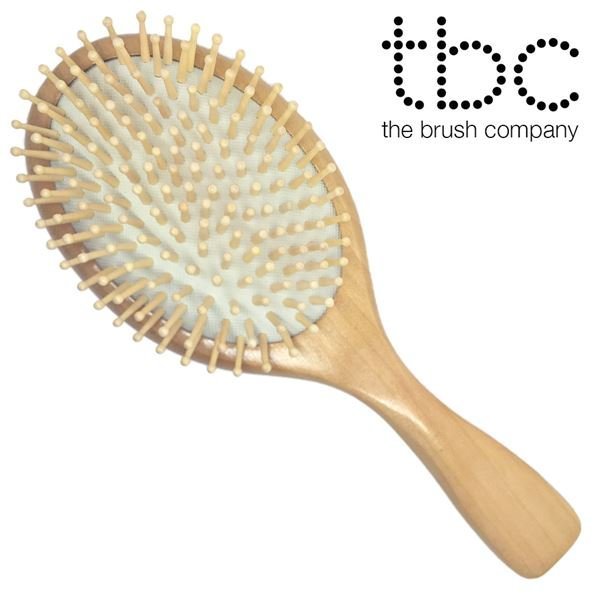 TBC Hair Brush Natur - Beech & Maple wood - Hair Styling tool
