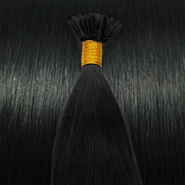 60 cm Cold Fusion hair extensions Black 1# - | Fashiongirl
