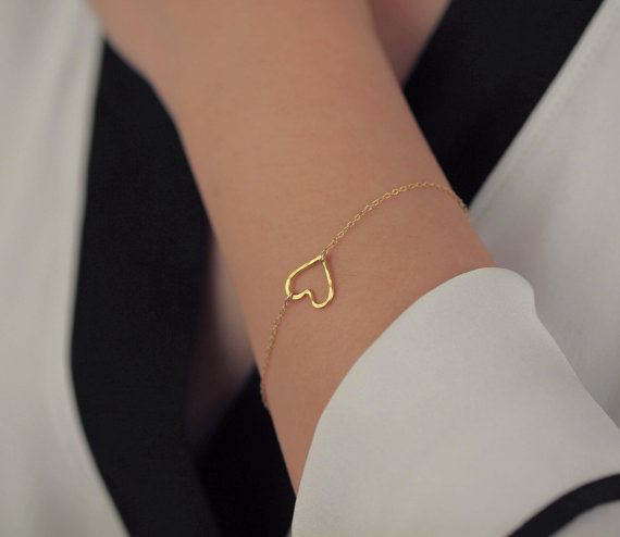 Ankle chain Heart shape - | Fashiongirl