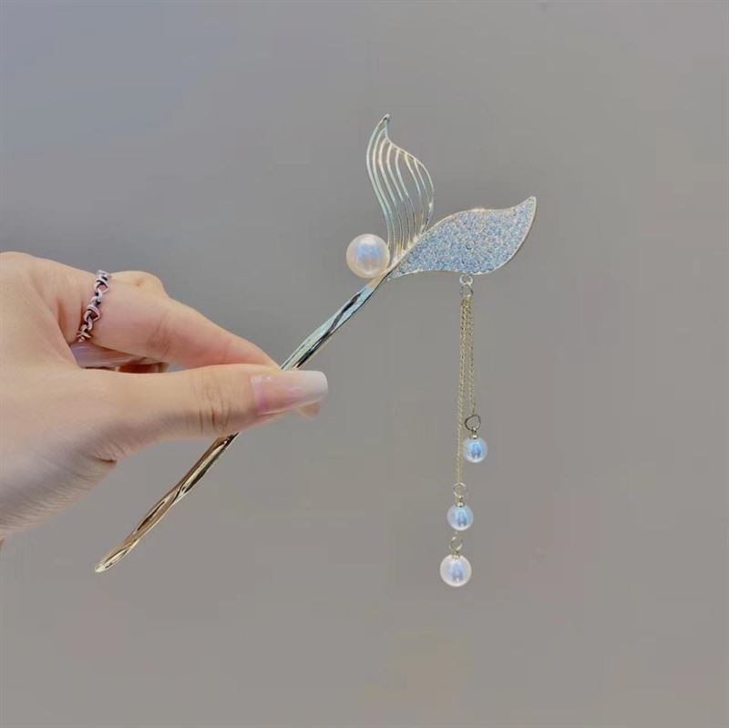 Chris Rubin Halia Hair Stick - Rhinestones - | Fashiongirl