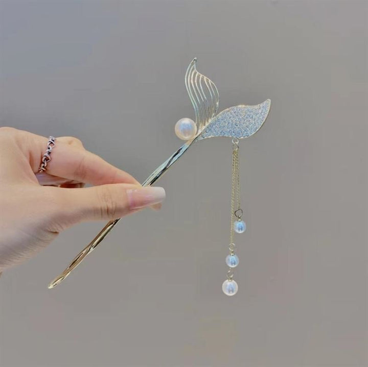 Chris Rubin Halia Hair Stick - Rhinestones - | Fashiongirl