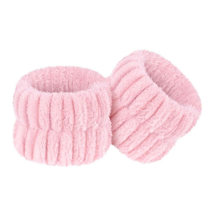 Microfibre Wrist Washband - Pink 2 pcs. - | Fashiongirl
