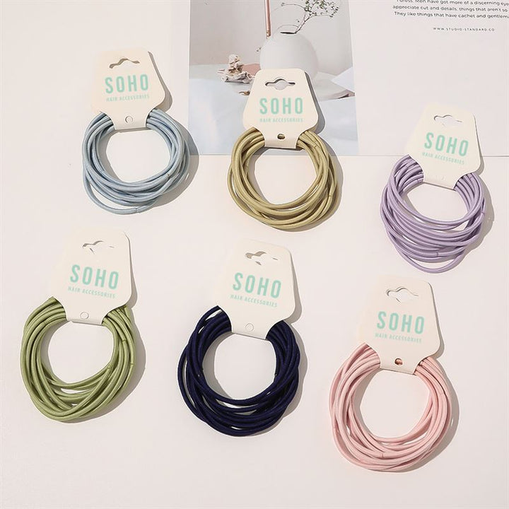 SOHO Ellie Hair Elastic - Black - Hair Accessories | Fashiongirl