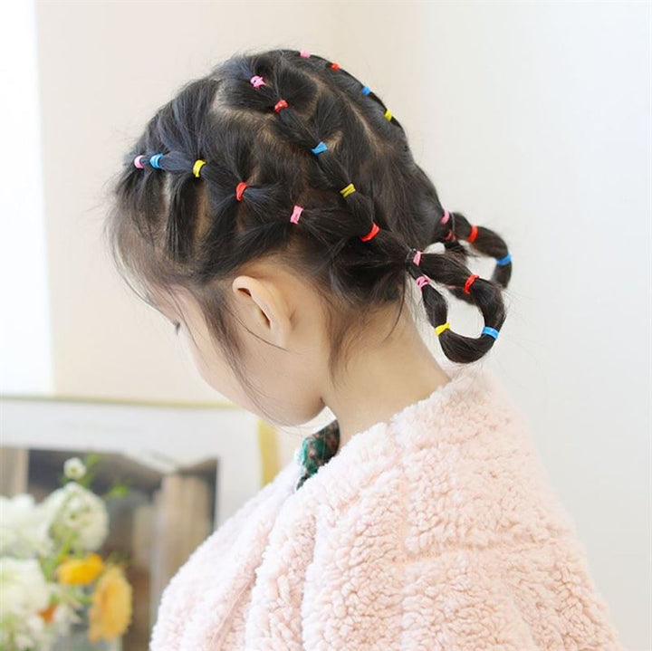 SOHO Liva Snag Free Hair elastics, 500 pcs - Magic Pink - Hair Accessories | Fashiongirl