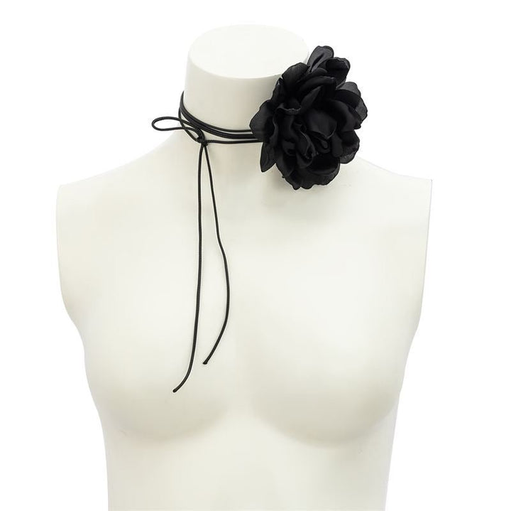 SOHO Pink Choker Necklace - Black - | Fashiongirl