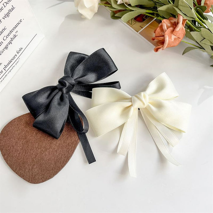 SOHO Vanessa Bow Hair clips - Black - Hair Accessories | Fashiongirl