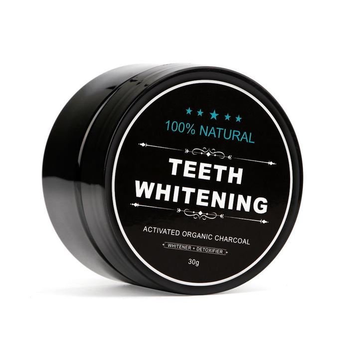 Teeth Whitening black toothpaste with activated charcoal (30 g) - | Fashiongirl